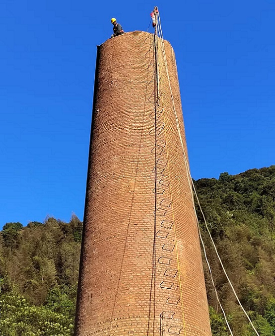 靖江磚煙囪拆除-怎樣安全拆除磚煙囪